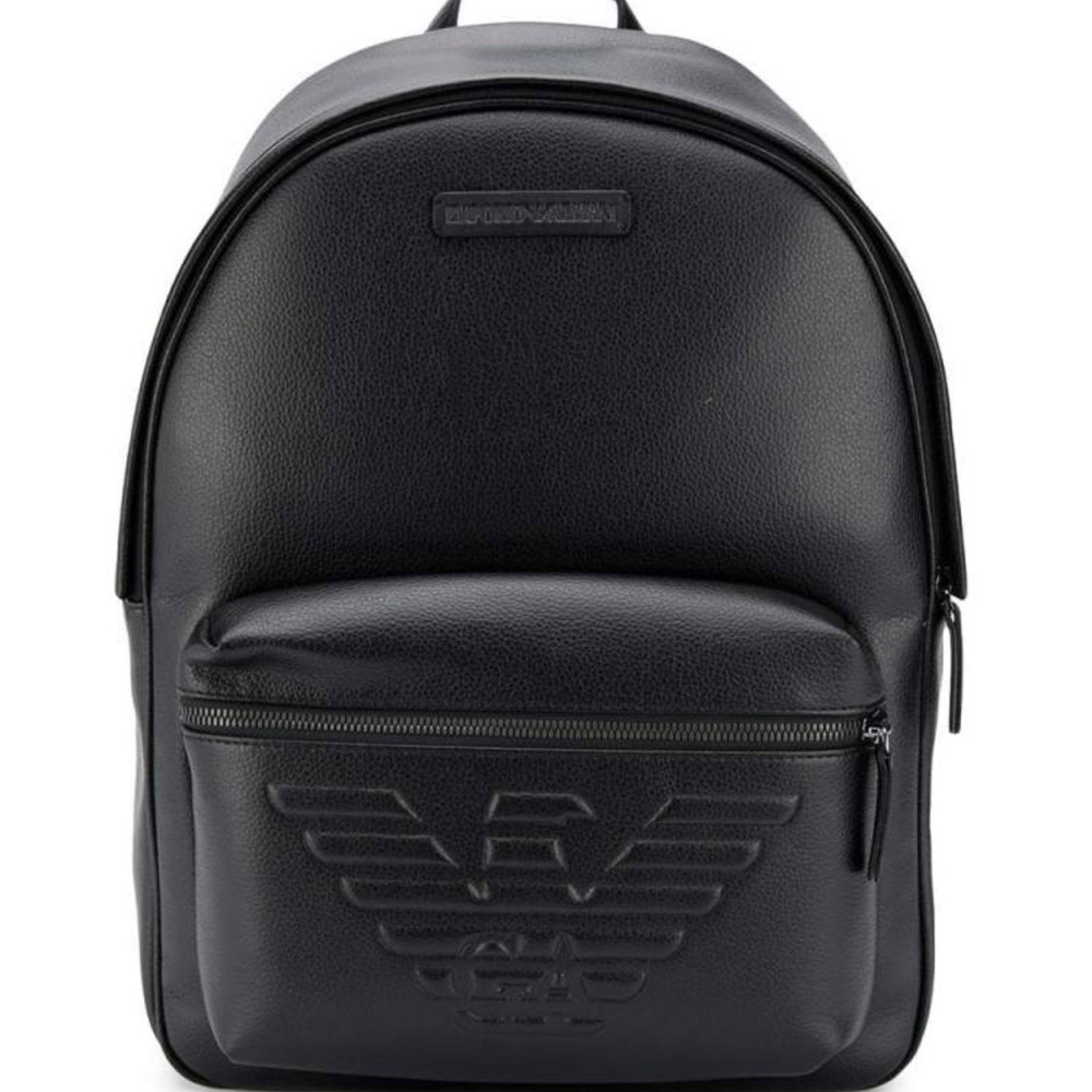 Emporio Armani Black/Black Unisex Backpack
